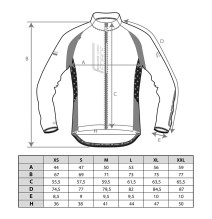 Bliuzonas FORCE X80 (juoda/pilka) M