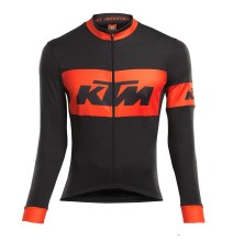 Marškinėliai KTM Race ilgom rankovėm, (juodi/oranžiniai) dydis XXL