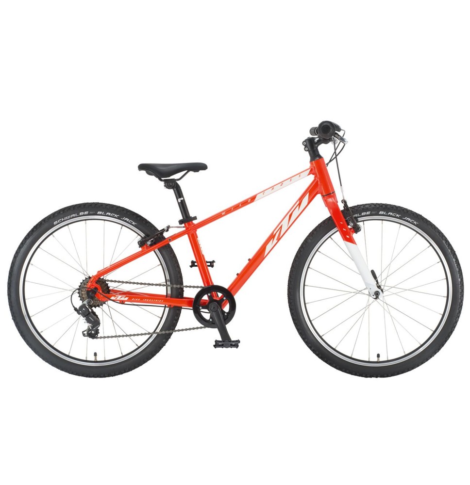 KTM WILD CROSS 24" 7G dydis 12,5" (31cm) (oranžinė/balta)