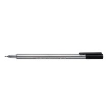 Vienkartinis rašiklis STAEDTLER TRIPLUS FINELINER 334, 0,3 mm, juoda