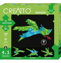 Lavinamasis rinkinys CREATTO DRAGON 10+