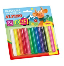 Plastilinas ALPINO 10sp+2neon