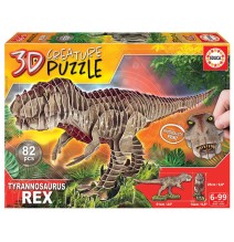 Dėlionė 3D T-REX  6-99 metų