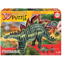 Dėlionė 3D STEGOSAURAS  6-99 metų