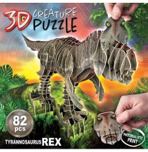 Dėlionė 3D T-REX  6-99 metų