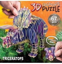 Dėlionė 3D TRICERTOPAS  6-99 metų