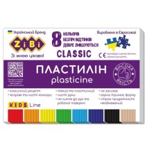 Plastilinas CLASSIC KIDS Line 8sp 160g