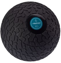 Svorinis kamuolys AVENTO 42DJ 6kg D23cm Black/blue mėtymui