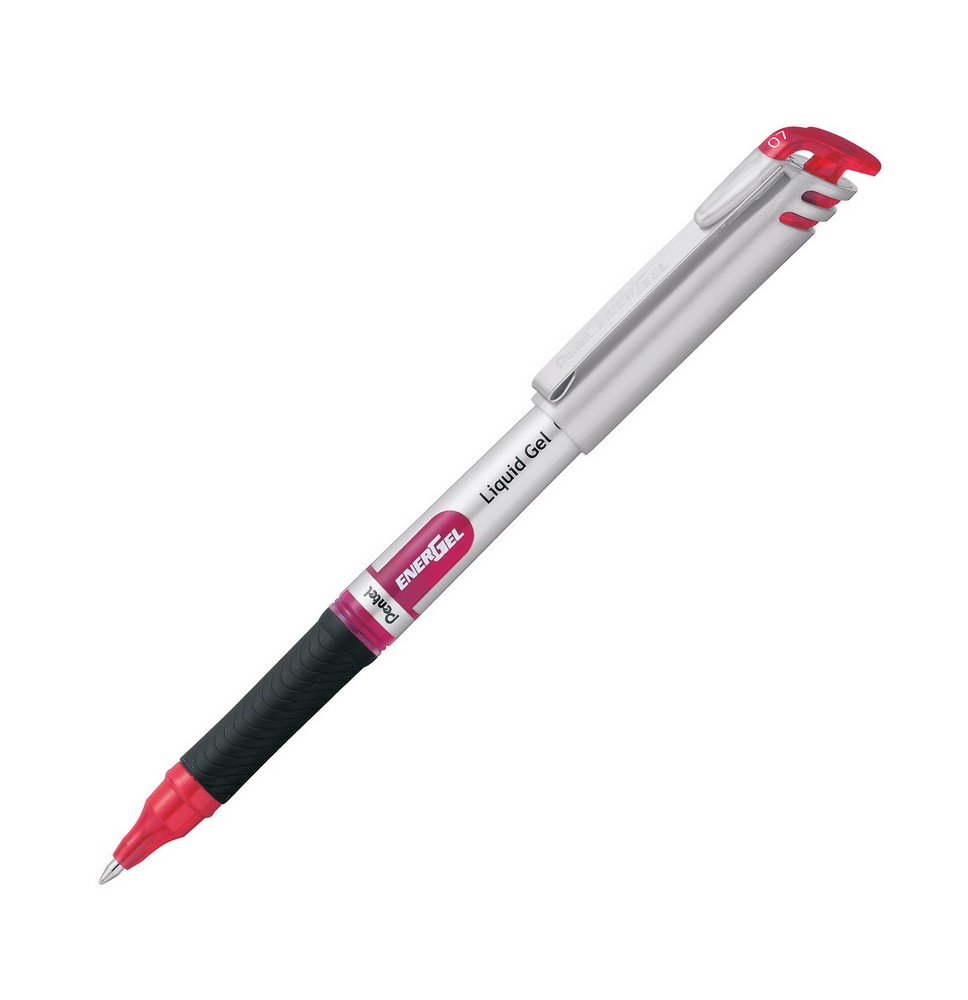 Gelinis rašiklis PENTEL ENERGEL BL17, 0,7 mm., raudona