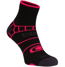 Kojinės unisex AVENTO 74OT ZWR 35-38 Black/Pink