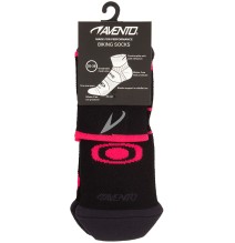 Kojinės unisex AVENTO 74OT ZWR 35-38 Black/Pink