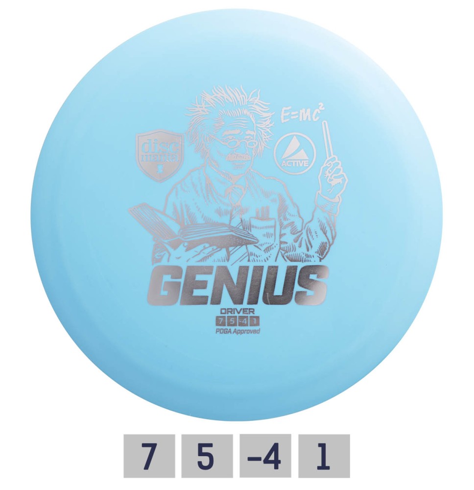 Diskgolfo diskas Fairway Driver GENIUS Active Light Blue