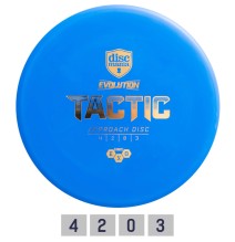 Diskgolfo diskas Midrange Driver HARD EXO TACTIC Evolution Light blue