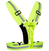 Liemenė AVENTO Reflective LED 74OW Fluorescent yellow