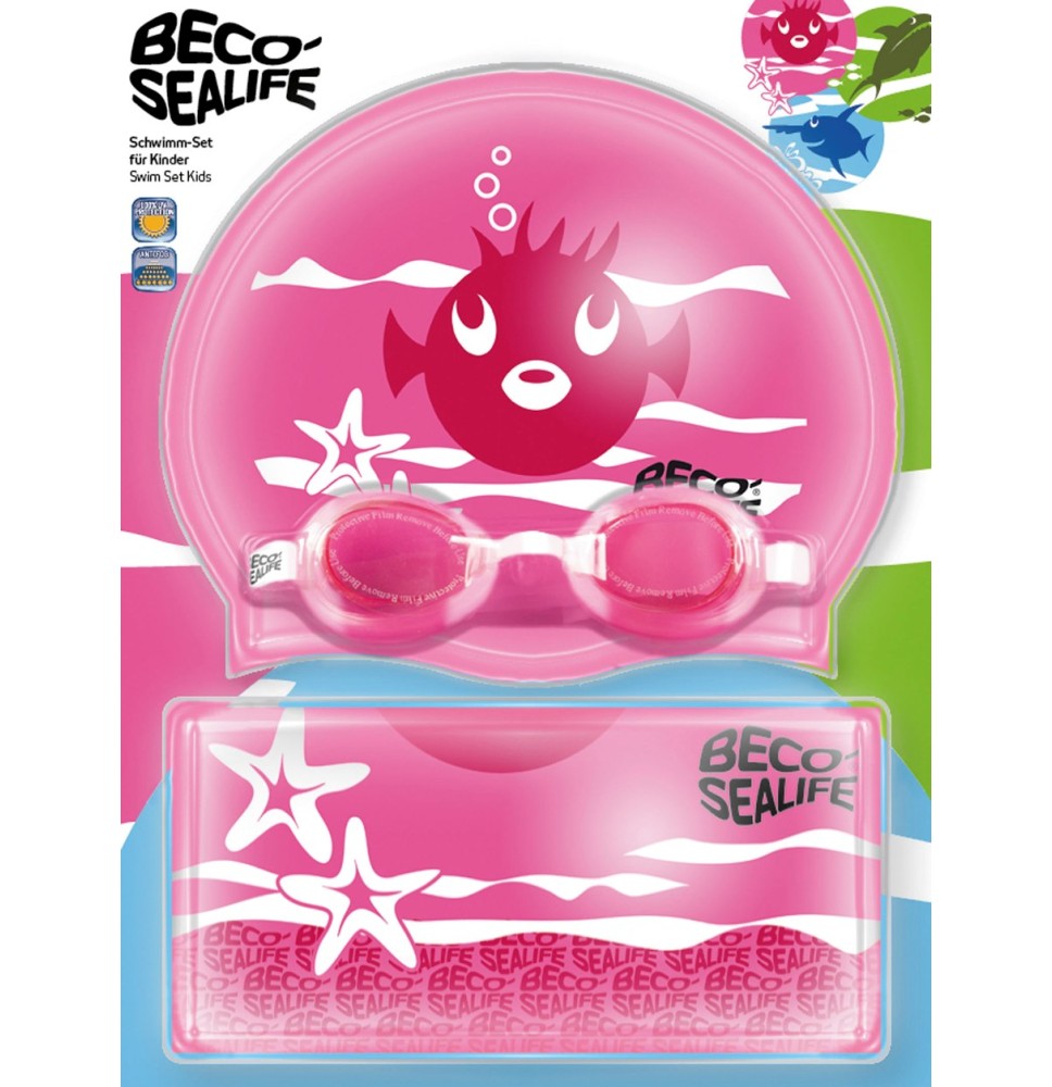 Plauk. rinkinys BECO SEALIFE 96054 4 pink