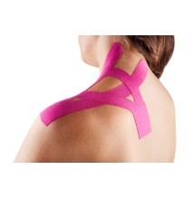 Kineziologinis teipas GYMSTICK 5m x 5cm pink