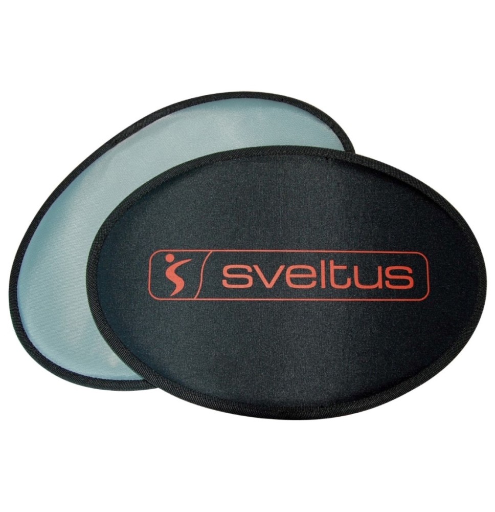 Aerobikos įrankis SVELTUS gliding pads 2vnt. Black