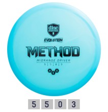 Diskgolfo diskas Midrange Driver NEO METHOD Evolution Light blue