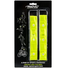 Juosta riešams AVENTO Reflective with leds 74OJ Yellow