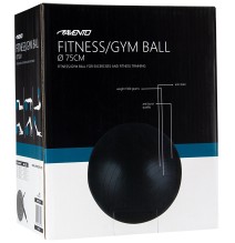 Gimnast. kamuolys 75cm AVENTO 42OC Black