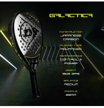 Padel raketė Dunlop GALACTICA 12K 365g