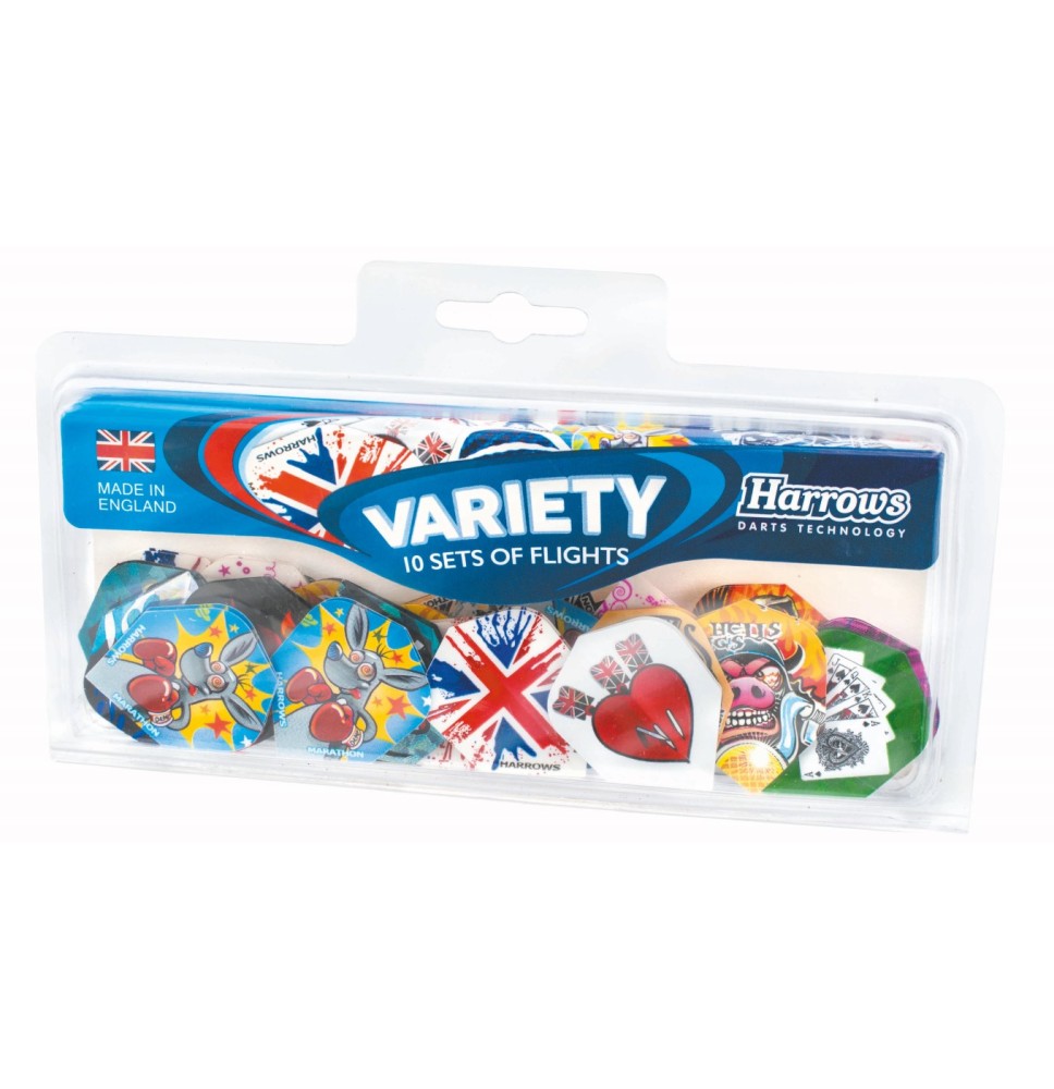 Darts sparneliai VARIETY PACK 10x3vnt