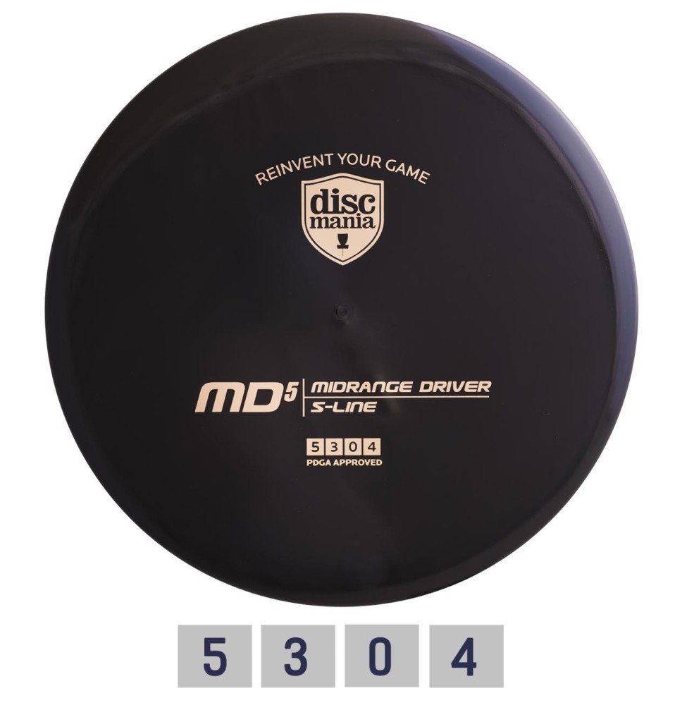 Diskgolfo diskas Midrange Driver S-LINE MD5 black