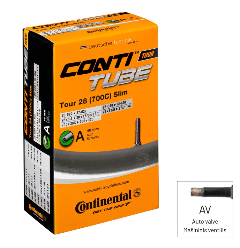 Kamera Continental Tour 700x28/37C (28/37-609/642) AV 40mm