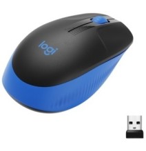 Logitech M190 Full-Size Belaidė pelė, RF Wireless, 1000 DPI, Mėlyna