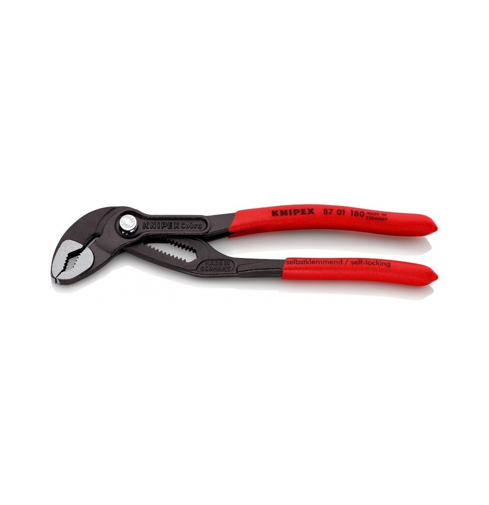 Vamzdinės replės KNIPEX Cobra 8701180SB 180mm