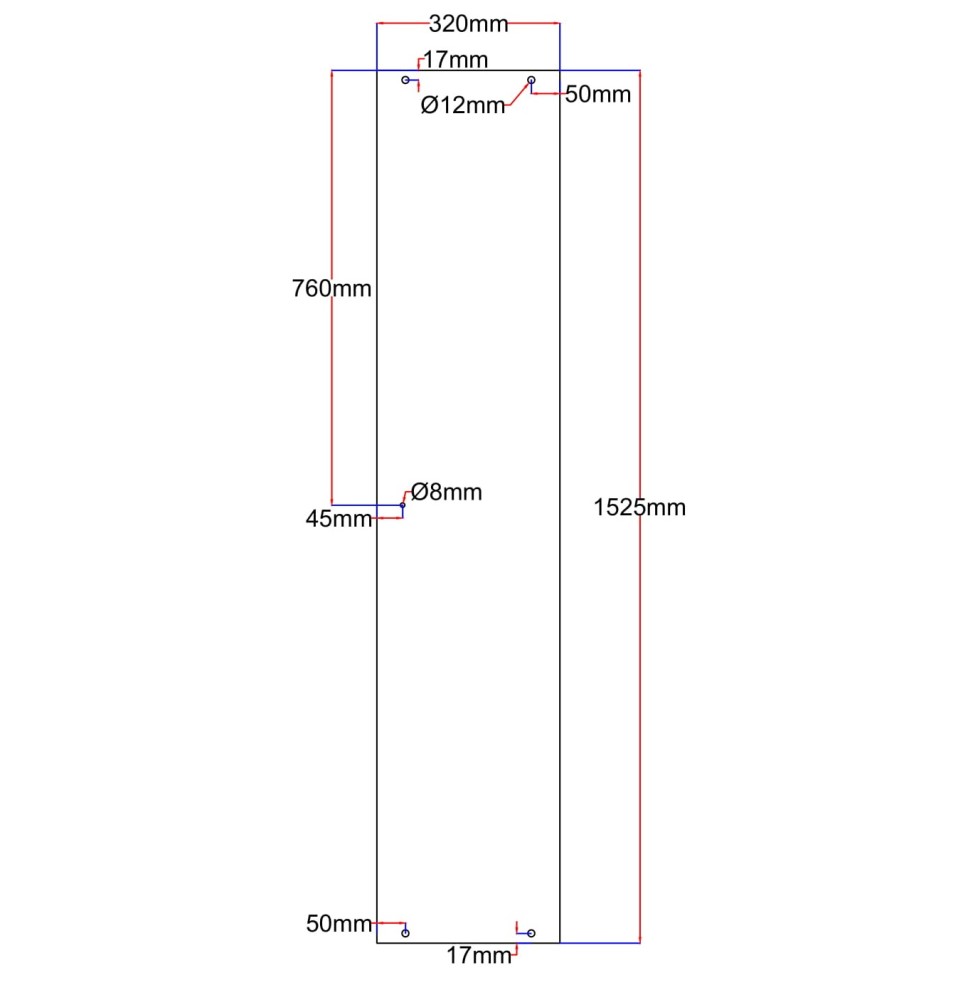 Dušo kabinos durys tiesios 320x1525 grey 1.10.