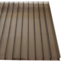 Polikarbonatas bronza-pilkas 4mm 2100x2000