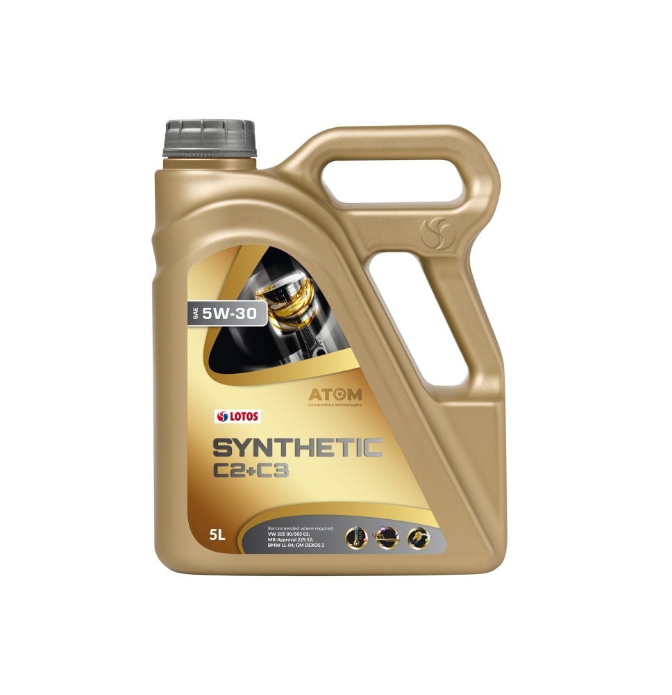 LOTOS Synthetic C2+C3 5W30 5 l VW 502.00/505.01, MB-229.51