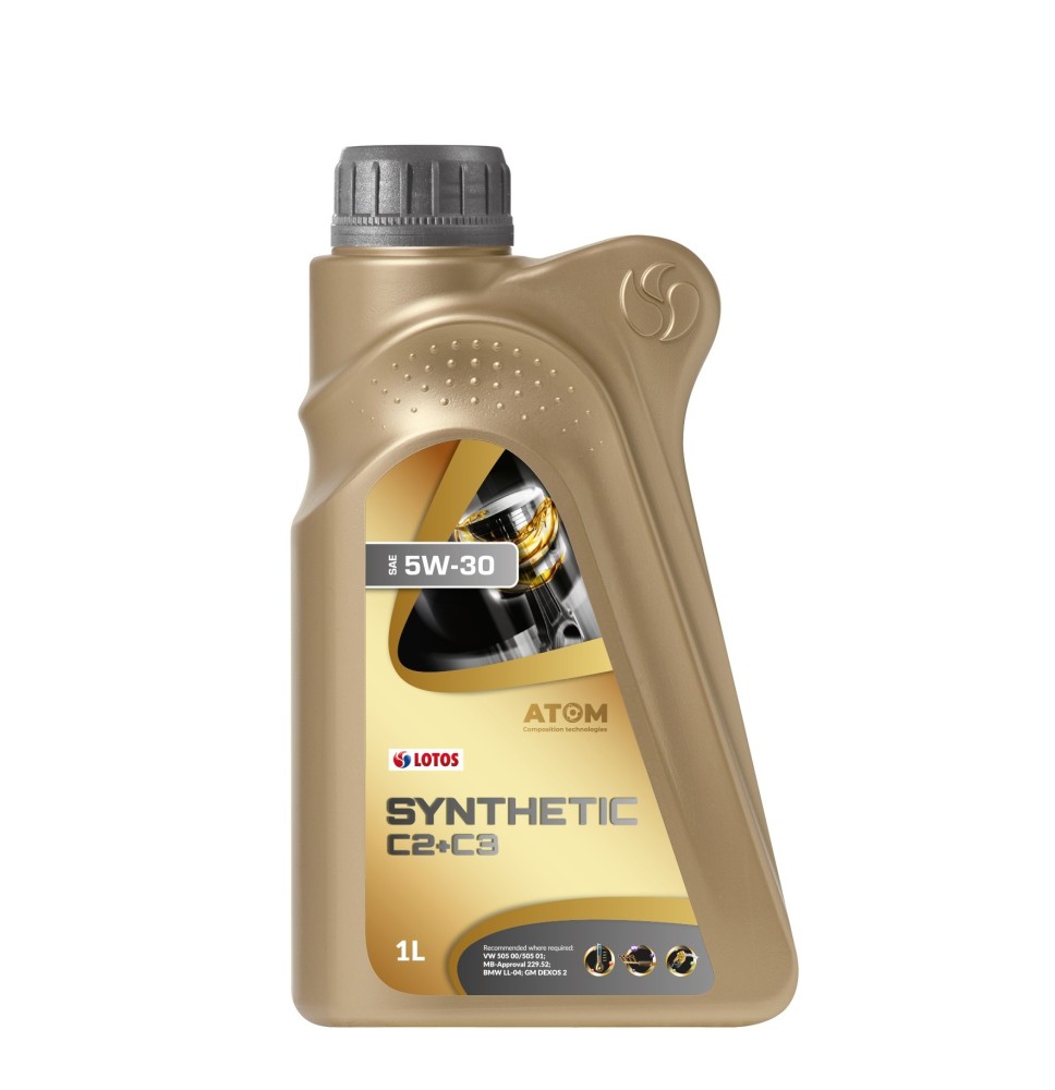 LOTOS Synthetic C2+C3 5W30 1L. VW 502.00/505.01, MB-229.51