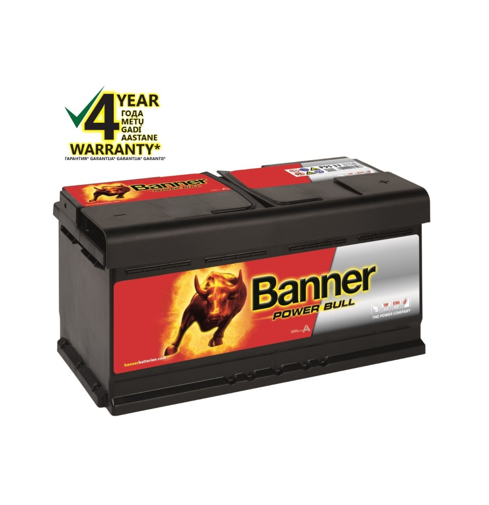 Banner 95Ah 780A 12V Power Bull akumuliatorius 354x175x190/190mm