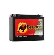 Banner 22Ah Bike Bull AGM 12V 320A akumuliatorius 205x87x162mm