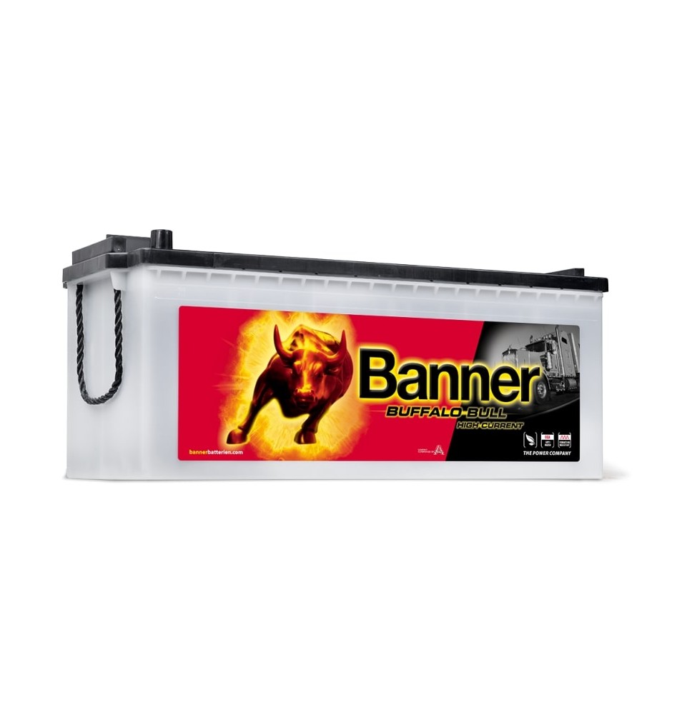 Banner 180Ah 1400A Buffalo Bull HIGH CURRENT akumuliatorius 12V 514x223x195/220