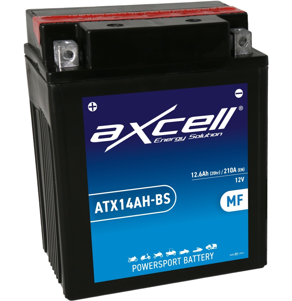 Axcell MF 12Ah 210A +/- 12V akumuliatorius 135x90x167mm