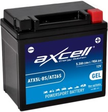 Axcell GEL 5Ah 90A -/+ 12V akumuliatorius 113x70x105mm