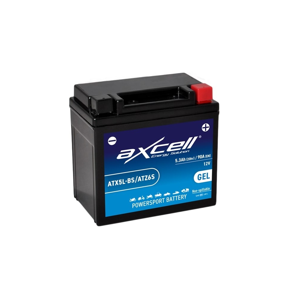 Axcell GEL 5Ah 90A -/+ 12V akumuliatorius 113x70x105mm