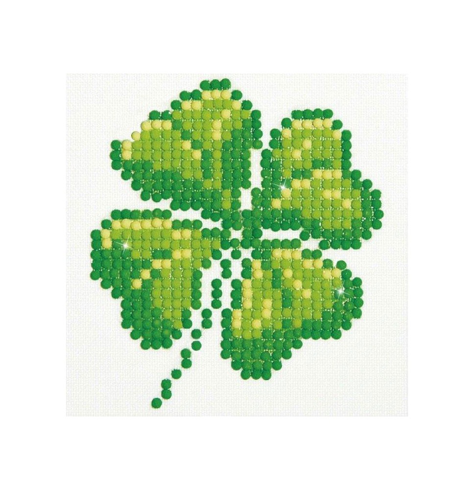 Deimantinė mozaika FOUR LEAF CLOVER 10,2x10,2