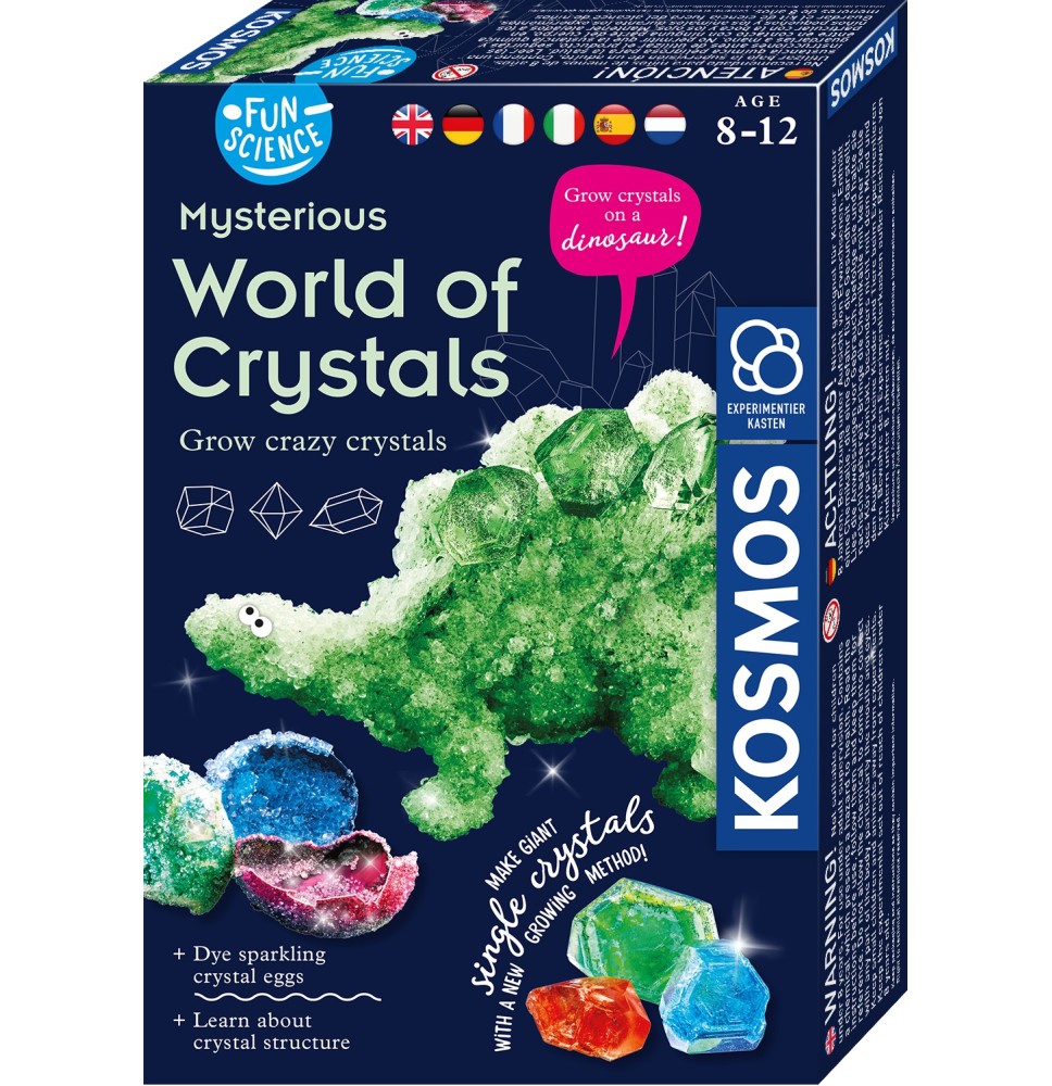 Lavinamasis rinkinys WORLD OF CRYSTALS 8-12