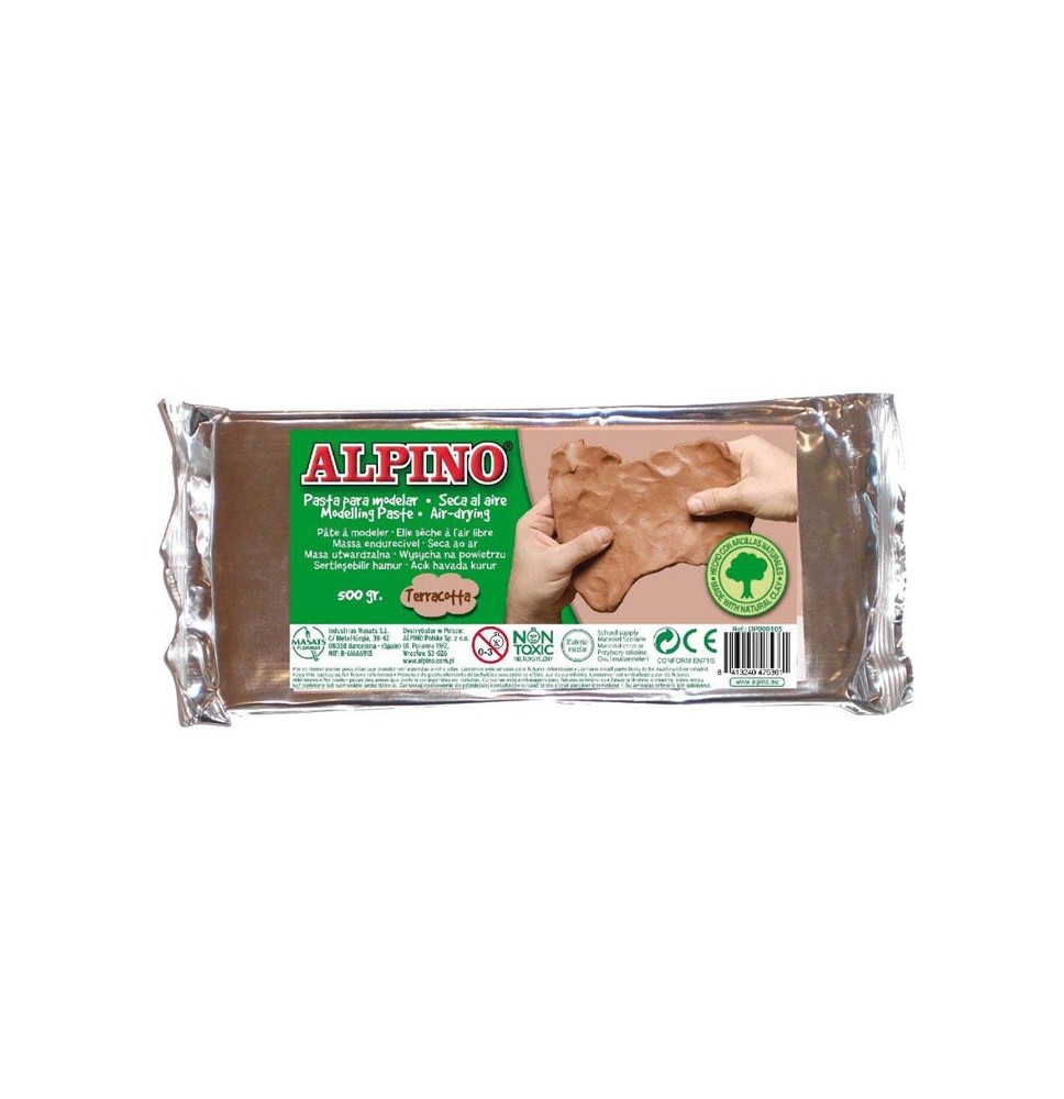 Modelinas ALPINO 500g rudas