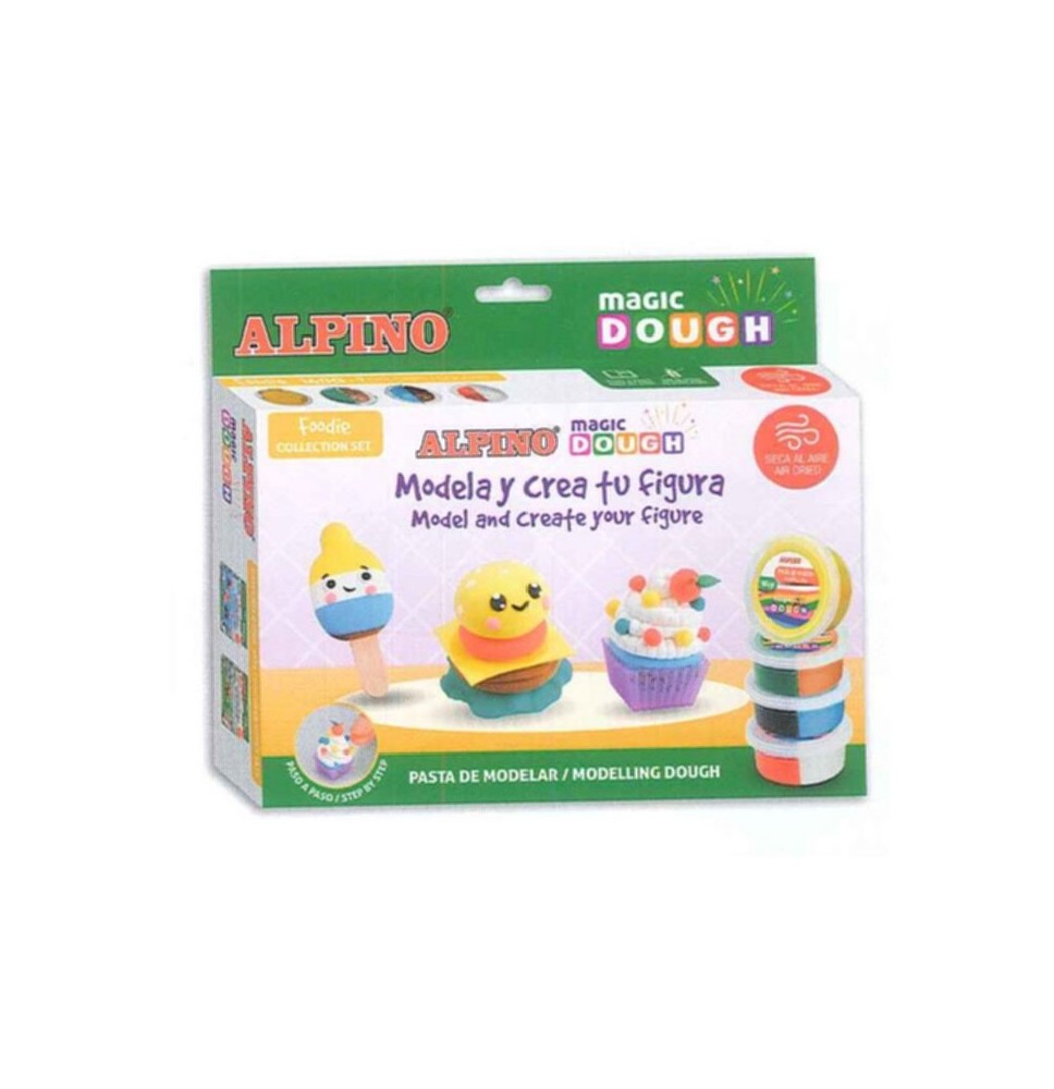 Modelino rinkinys  ALPINO Magic Dough FOODIE