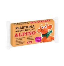 Plastilinas ALPINO 50g lašišos sp.