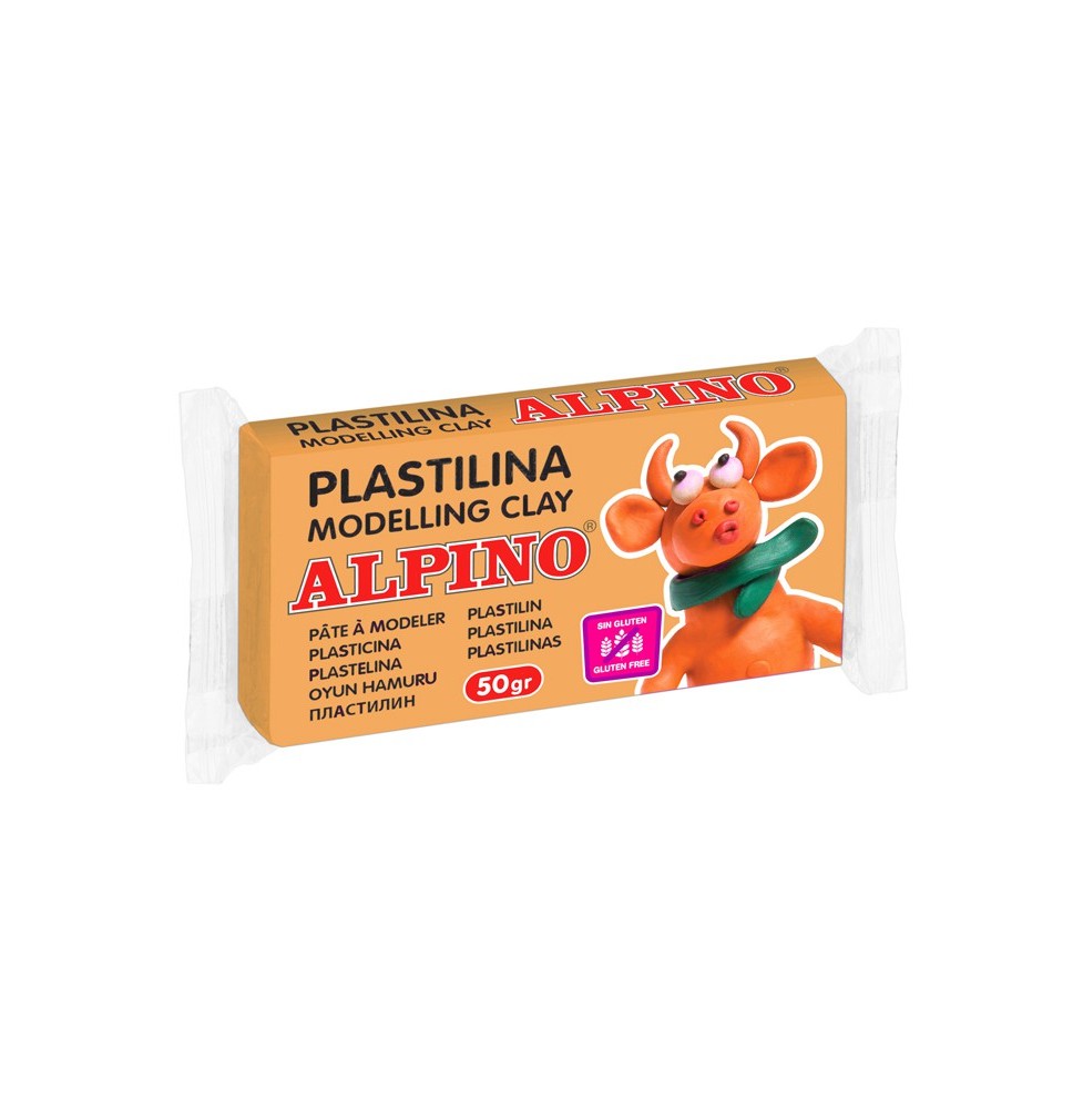 Plastilinas ALPINO 50g lašišos sp.