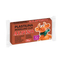 Plastilinas ALPINO 50g rudas