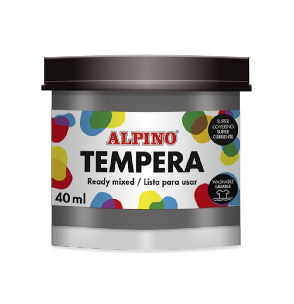 Guašas (tempera) ALPINO 40ml black