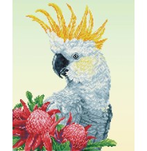 Deimantinė mozaika WHITE COCKATOO WARATHAS 41x51