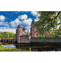 Deimantinė mozaika DE HAAR MEDIEVAL CASTLE HOLLAND 34,5x52